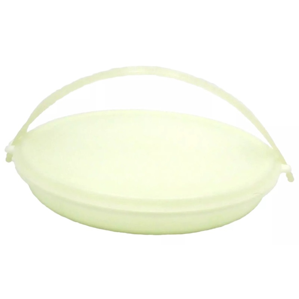 Vintage Tupperware Divided Party Tray & Lid Handle 224-1 Millionaire Lime 405-2